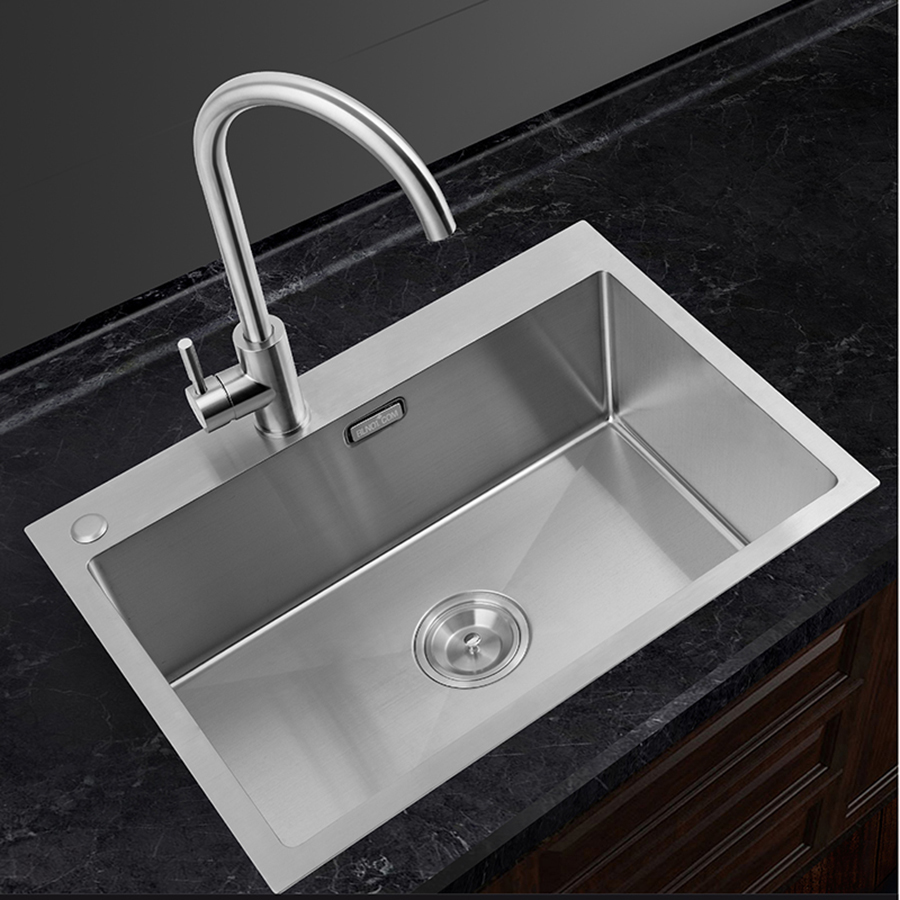 GOHGOH 廚房單槽304不銹鋼精拉絲水槽NU535H GOHGOH 廚房單槽304不銹鋼精拉絲水槽NU535H