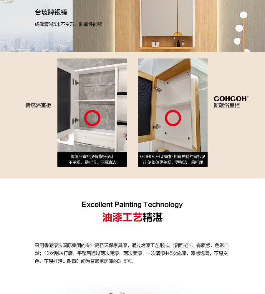 gohgoh浴室柜，現(xiàn)代簡(jiǎn)約浴室柜